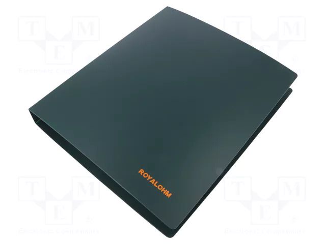 Kit: resistors; THT; ±1%; No.of val: 61; 1220pcs; 600mW ROYALOHM M0.6W-KIT-E12-1%