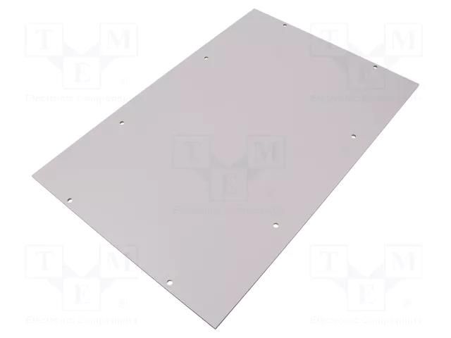 Mounting plate; plastic; light grey; PK RITTAL RITTAL-9550000