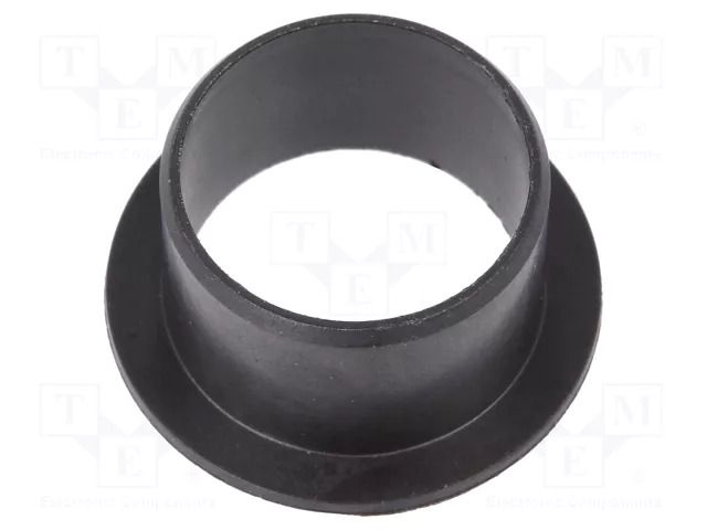 Bearing: sleeve bearing; with flange; Øout: 18mm; Øint: 16mm; black IGUS XFM-1618-12