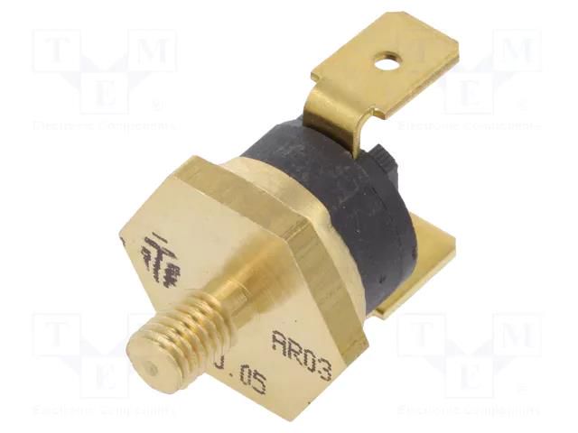 Sensor: thermostat; SPST-NC; 120°C; 16A; 250VAC; connectors 6,3mm TOMIC AR03W3S2-120