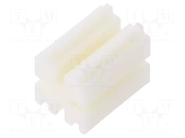 Spacer sleeve; LED; ØLED: 3mm; L: 7mm; natural; UL94V-0; polyamide DREMEC DR8GE04V80264