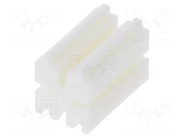 Spacer sleeve; LED; ØLED: 3mm; L: 8mm; natural; UL94V-2; polyamide DREMEC DR8GE04V80265