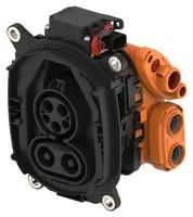 SEALING COVER, 7POS, PA+GF, BLK/ORG 2375501-2