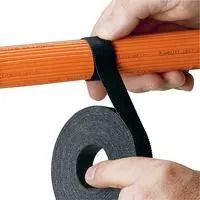 HOOK & LOOP CABLE FASTENER, BLACK, 19.1MM W, 4.6M HLS-15R0