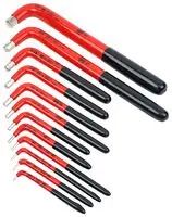 INSULATED HEX L-KEY SET, SAE, 12PC 13694