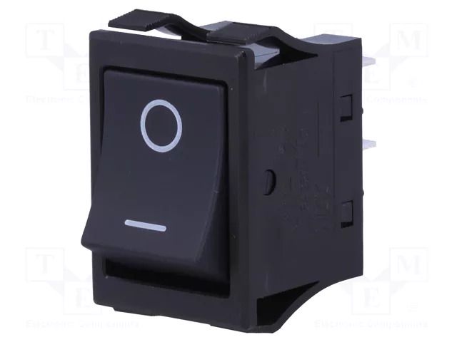 ROCKER; DPST-NO + DPST-NC; Pos: 2; OFF-ON; 16A/25VAC; 10A/30VDC NKK SWITCHES JWL21RA1A