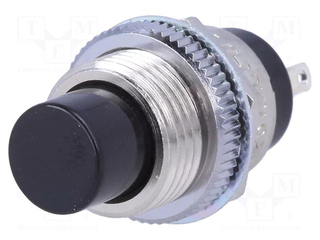 Switch: push-button; Pos: 2; SPST; 2A/250VAC; 2A/30VDC; OFF-(ON) NKK SWITCHES SB4011NOM