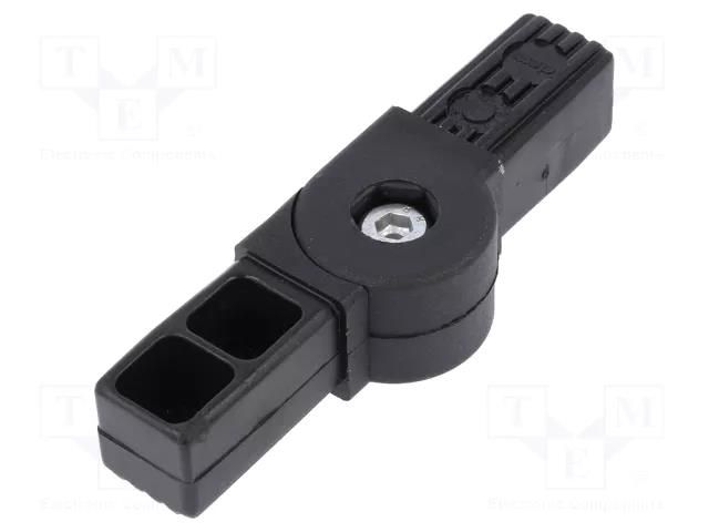 Mounting coupler; for profiles; polyamide; -30÷100°C; I: 22mm ELESA+GANTER STC.25-2A-2W-A-C9