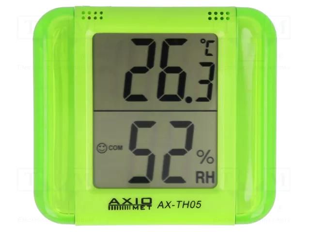 Thermo-hygrometer; LCD; -50÷70°C; 10÷99%RH; Accur: ±1°C; 0.1°C AXIOMET AX-TH05