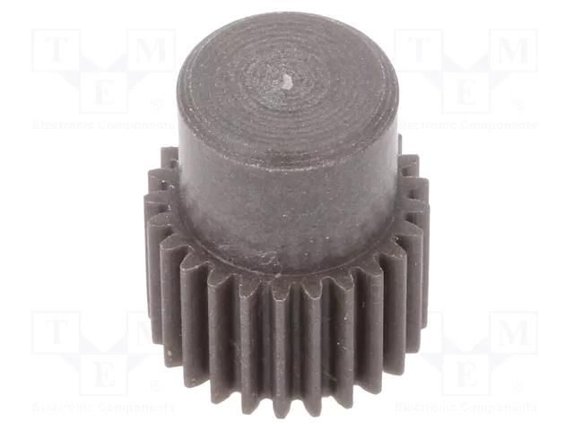 Spur gear; whell width: 16mm; Ø: 13.5mm; Number of teeth: 25; ZCL ELESA+GANTER ZCL-0.5-25