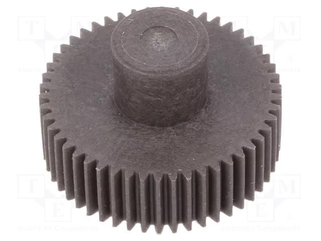 Spur gear; whell width: 16mm; Ø: 26mm; Number of teeth: 50; ZCL ELESA+GANTER ZCL-0.5-50