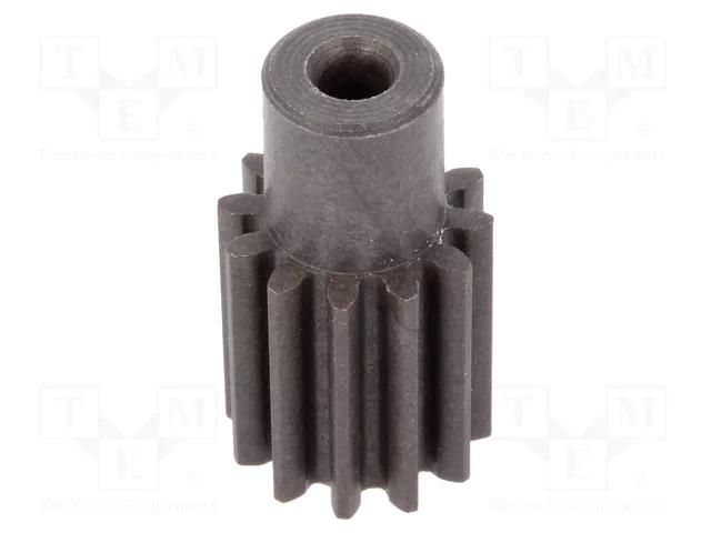 Spur gear; whell width: 25mm; Ø: 14mm; Number of teeth: 12; ZCL ELESA+GANTER ZCL-1.0-12