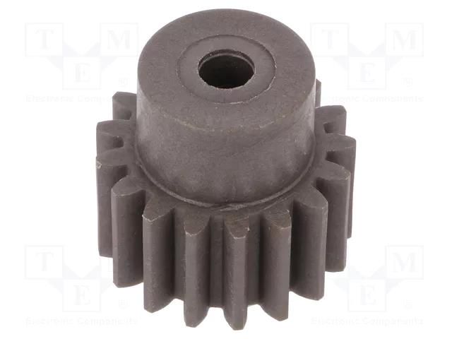 Spur gear; whell width: 35mm; Ø: 38mm; Number of teeth: 17; ZCL ELESA+GANTER ZCL-2.0-17