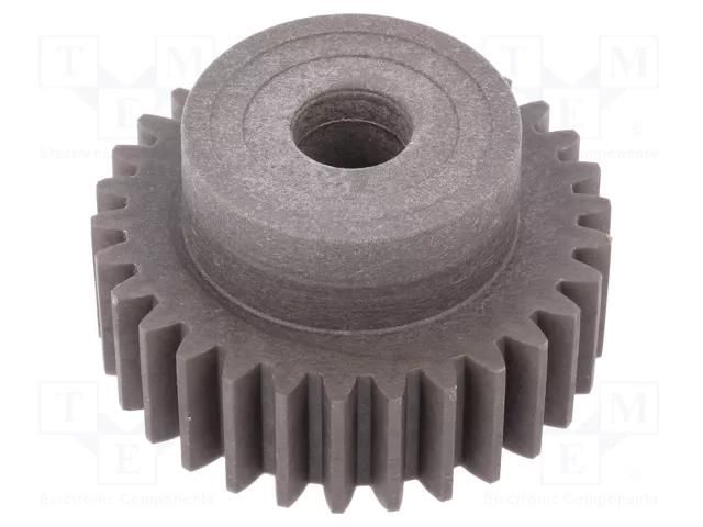 Spur gear; whell width: 35mm; Ø: 64mm; Number of teeth: 30; ZCL ELESA+GANTER ZCL-2.0-30