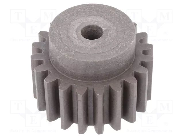 Spur gear; whell width: 45mm; Ø: 75mm; Number of teeth: 23; ZCL ELESA+GANTER ZCL-3.0-23