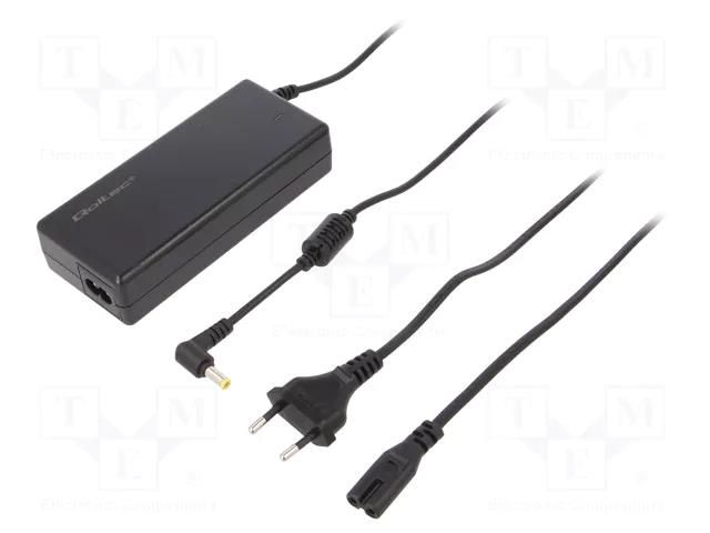 Power supply: switching; 19VDC; 4.74A; Out: 5,5/2,5; 90W; desktop QOLTEC ZSI-50096
