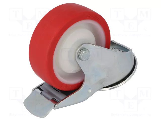 Transport wheel; Ø: 100mm; W: 30mm; H: 128mm; torsional with lock COLSON BPPU-1005-5000