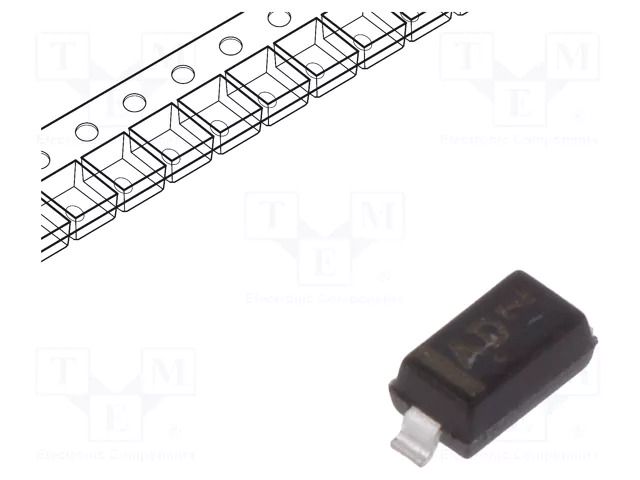 IC: driver; current regulator,LED driver; SOD123; 45VDC; 460mW ONSEMI NSI45020AT1G