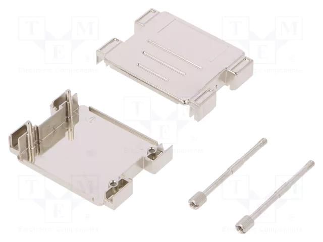 Enclosure for connectors: D-Sub adapters; straight; shielded ENCITECH DPAK-M-25-K