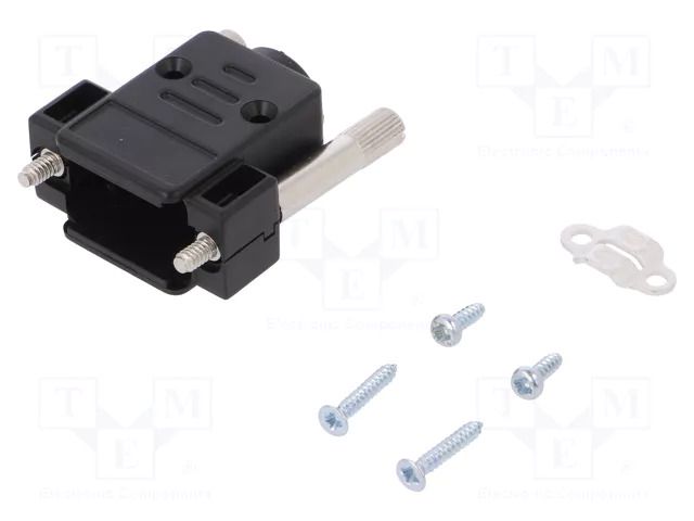 Enclosure for connectors: D-Sub; D-Sub 9pin,D-Sub HD 15pin ENCITECH DTPP-09-P-J38-K