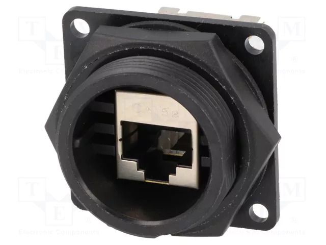 Connector: RJ45; socket; DC; PIN: 8; Cat: 5e; shielded; 8p8c; IDC SWITCHCRAFT DCP-RJ5ST-RD