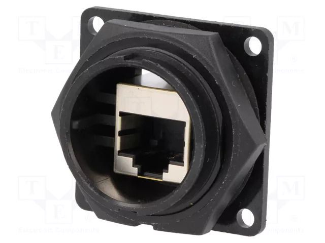 Connector: RJ45; coupler; DC; PIN: 8; Cat: 6; shielded; 8p8c; straight SWITCHCRAFT DCP-RJ6SB-F