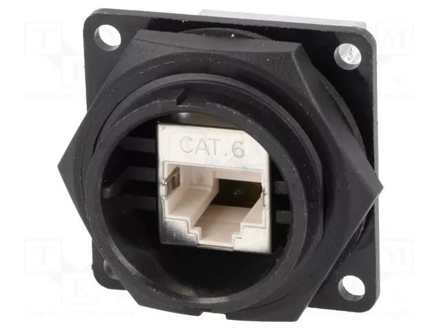 Connector: RJ45; socket; DC; PIN: 8; Cat: 6; shielded; 8p8c; IP67,IP68 SWITCHCRAFT DCP-RJ6SB-SD