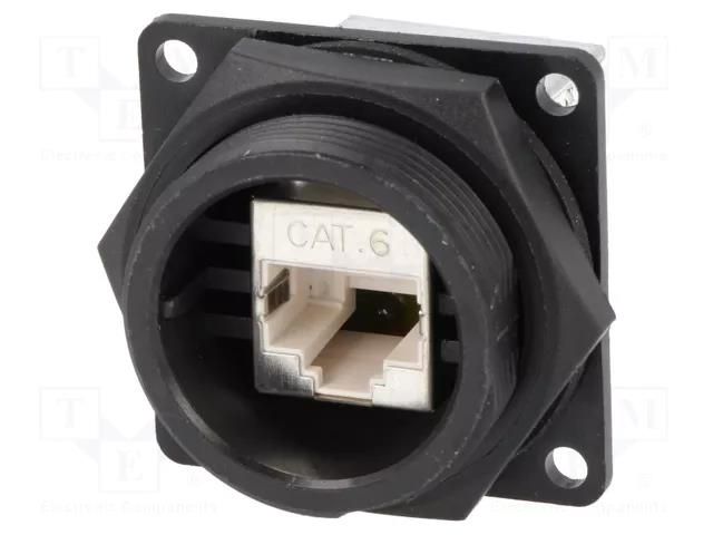 Connector: RJ45; socket; DC; PIN: 8; Cat: 6; shielded; 8p8c; IP67,IP68 SWITCHCRAFT DCP-RJ6ST-SD