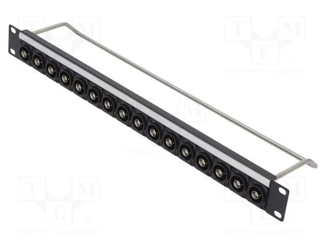 Coupler; patch panel; BNC socket,both sides; 50Ω; FT; rack; screw CLIFF CP30184