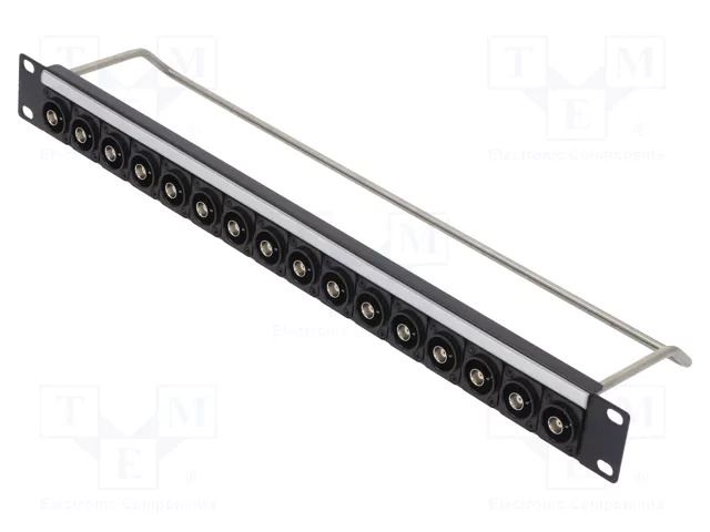 Coupler; patch panel; BNC socket,both sides; 50Ω; FT; rack; screw CLIFF CP30184