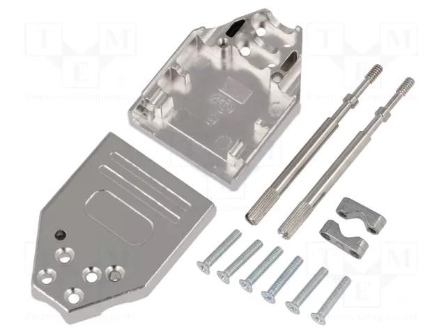 Enclosure for connectors: D-Sub; D-Sub 9pin,D-Sub HD 15pin ENCITECH DTZI09-K