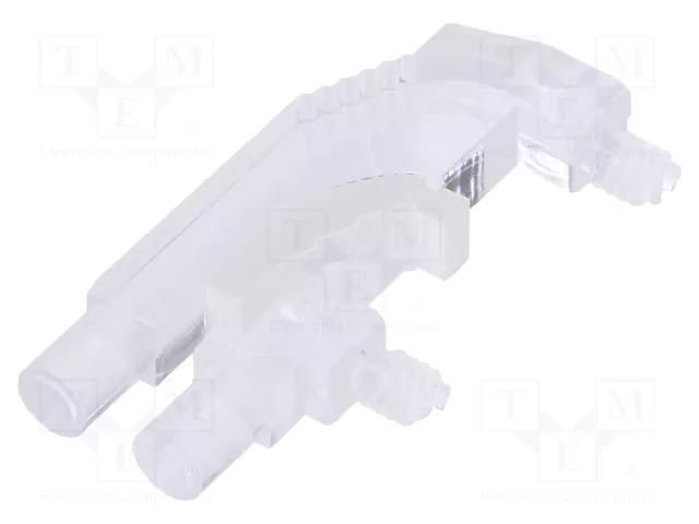 Fiber for LED; Ø3mm; No.of mod: 2; round; Front: flat MENTOR 1270.1001