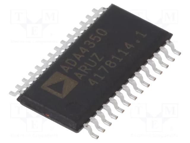 IC: amplifier; ADC driver,AFE; SPI / Parallel; TSSOP28; -40÷85°C Analog Devices ADA4350ARUZ