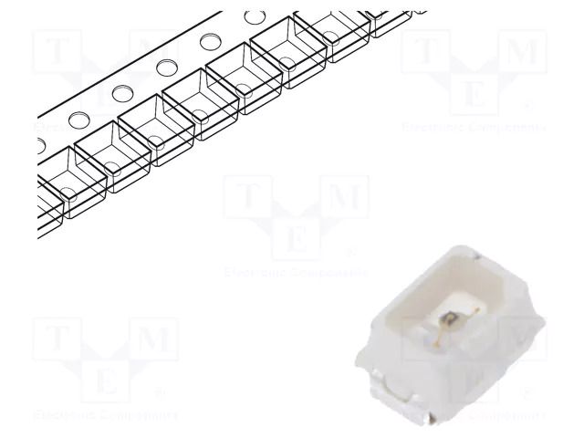 LED; orange; SMD; 2014,Mini PLCC2; 180÷430mcd; 1.8÷2.4VDC; 120° REFOND RF-AURK14TS-ED-WE