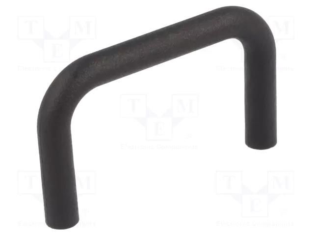 Holder; polyamide; black; H: 32mm; L: 53.5mm; W: 6.3mm; handle FIX&FASTEN FIX-HANU-48N