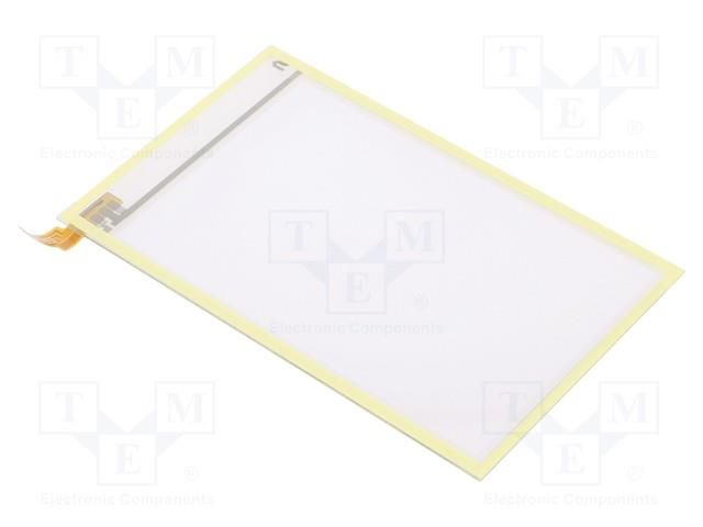 Touch panel; 96x60.4mm; PIN: 4; 1x4; Tape ph: 1mm DISPLAY VISIONS EATOUCH240-1