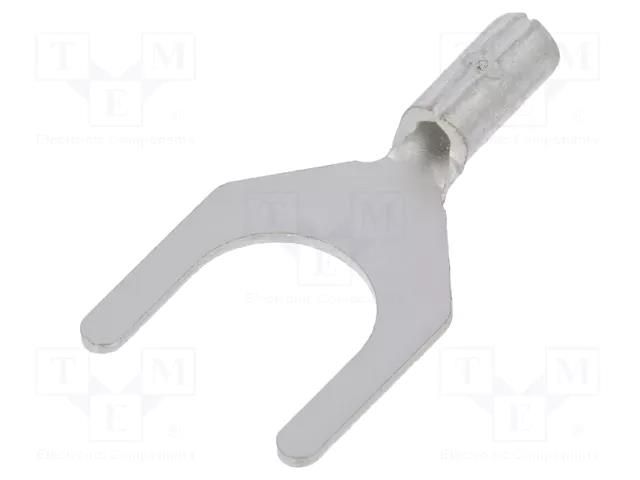 Tip: fork; M5; 0.2÷0.5mm2; crimped; for cable; non-insulated; 5.3mm NICHIFU 0.3Y-5