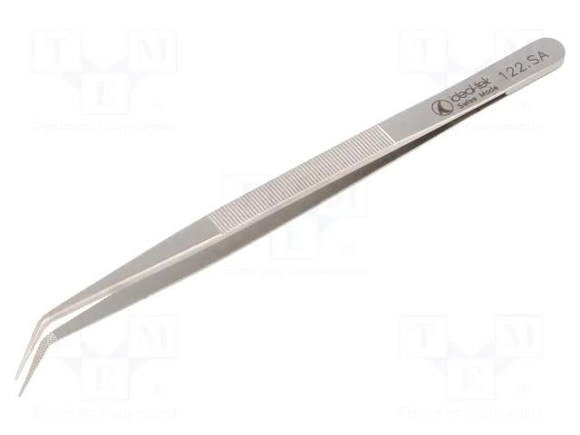 Tweezers; 150mm; Blades: curved IDEAL-TEK IDL-122.SA