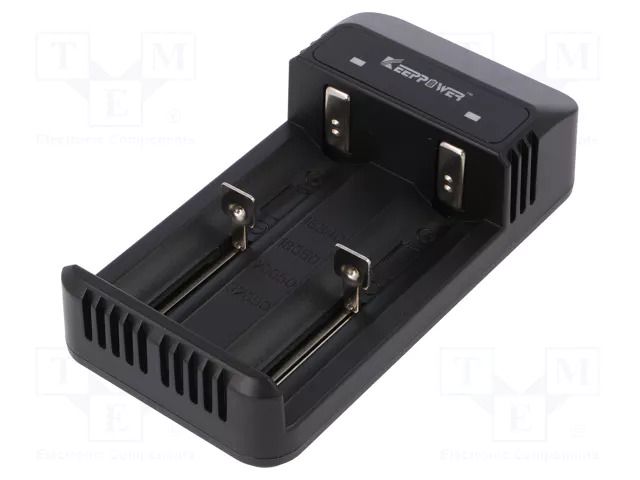 Charger: for rechargeable batteries; Li-Ion; 3.6/3.7V; 2A; 5VDC KEEPPOWER KEEPPOWER-C2