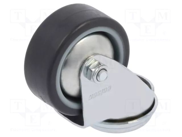 Transport wheel; Ø: 50mm; W: 20mm; H: 68mm; torsional; 40kg COLSON JDPE-0505-1001