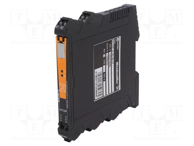 Converter: temperature; for DIN rail mounting; 12.5x117.2x114mm WEIDMÜLLER 1453210000