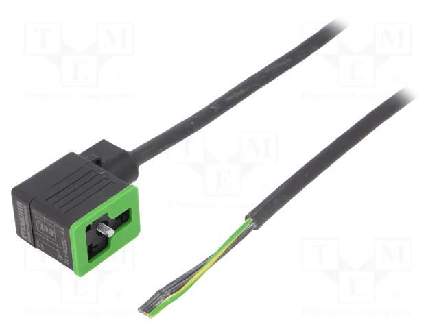 Valve connector; plug; Type: with LED,with suppression; PIN: 3 MURRELEKTRONIK 7000-11021-6261000