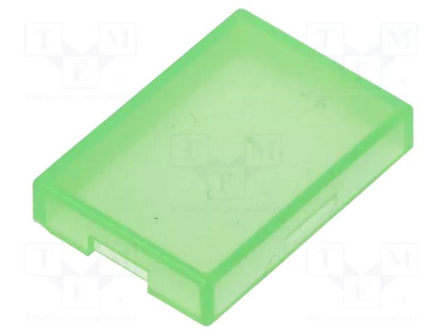 Cap; 17x12x3mm; green; UB; UB NKK SWITCHES AT4117F