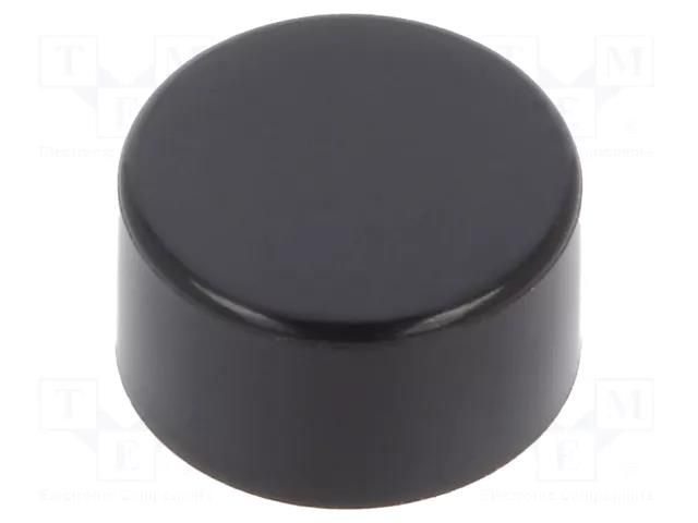 Cap; Ø7.5x4mm; black; AB; AB,BB NKK SWITCHES AT496A