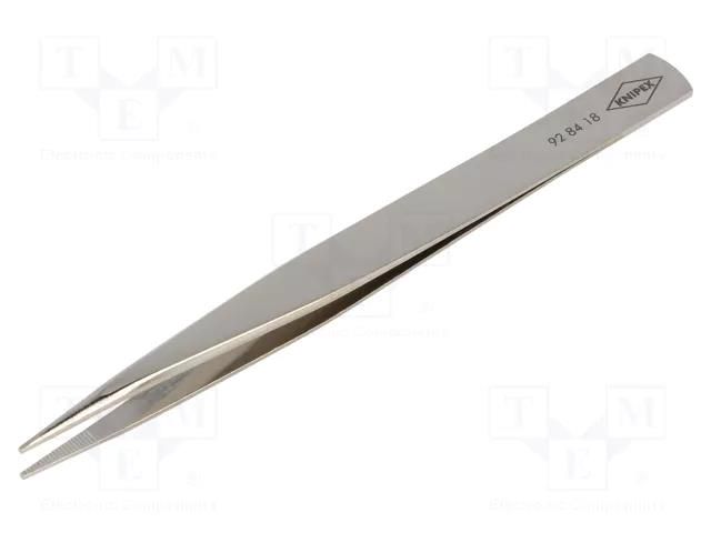 Tweezers; Tweezers len: 125mm; Blade tip shape: trapezoidal KNIPEX KNP.928418