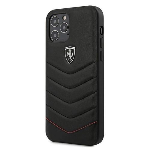 Ferrari FEHQUHCP12LBK iPhone 12 Pro Max 6.7&quot; black/black hardcase Off Track Quilted, Ferrari 3700740479490 3700740479490