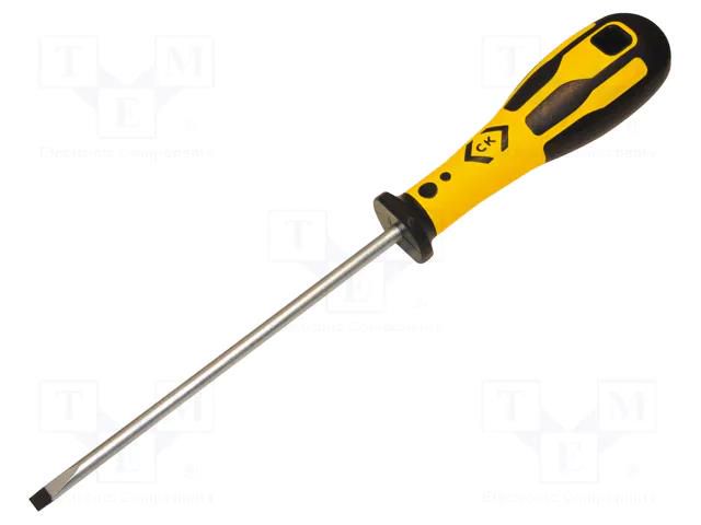 Screwdriver; slot; SL 5.5; Blade length: 150mm; Overall len: 255mm C.K CK-490255515