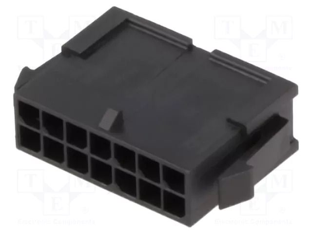 Connector: wire-wire; plug; male; PIN: 14; Micro-Fit 3.0; 3mm; 2x7 MOLEX MX-43020-1400