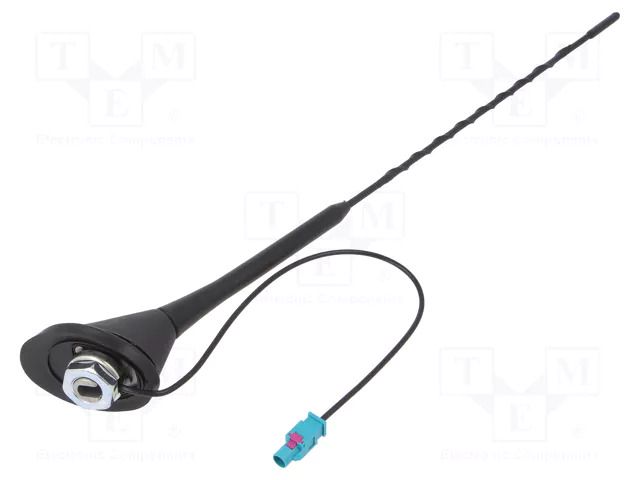 Antenna; car top,automotive; 0.4m; AM,FM; VW; with amplifier; 0.3m 4CARMEDIA ANT.53