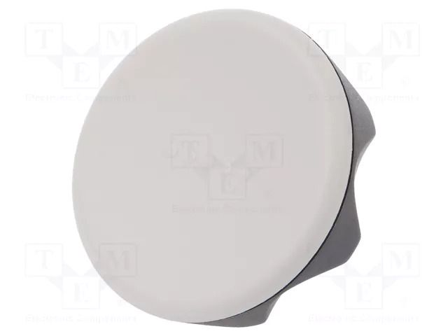 Knob; Ø: 56mm; Ext.thread: M8; 20mm; technopolymer PA; Cap: grey ELESA+GANTER ELK.56P-M8X20-C3